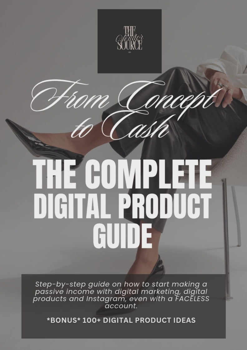Concept to Cash: Complete Digital Product Guide
